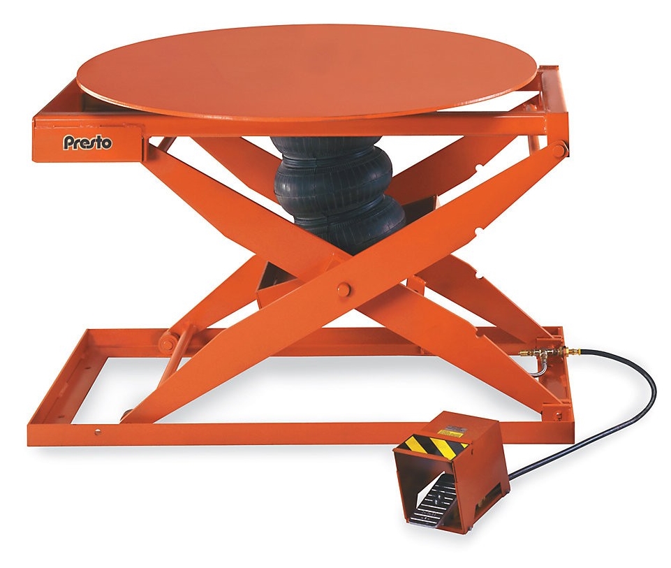 scissors lift tables